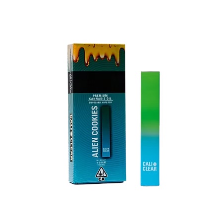 Cali Clear Alien Cookies - 1G THC All-In-One Disposable - Hybrid